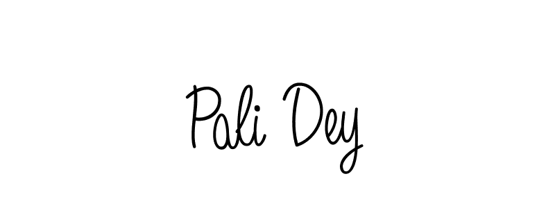 Design your own signature with our free online signature maker. With this signature software, you can create a handwritten (Angelique-Rose-font-FFP) signature for name Pali Dey. Pali Dey signature style 5 images and pictures png