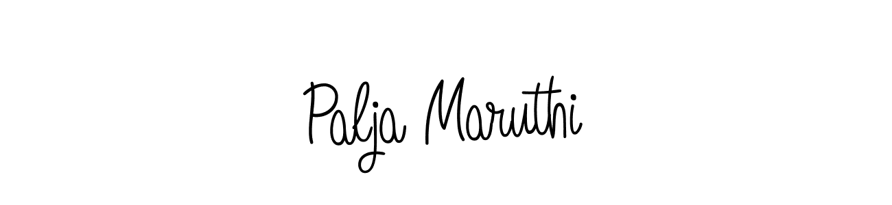 Also we have Palja Maruthi name is the best signature style. Create professional handwritten signature collection using Angelique-Rose-font-FFP autograph style. Palja Maruthi signature style 5 images and pictures png