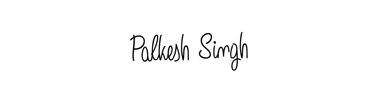How to Draw Palkesh Singh signature style? Angelique-Rose-font-FFP is a latest design signature styles for name Palkesh Singh. Palkesh Singh signature style 5 images and pictures png