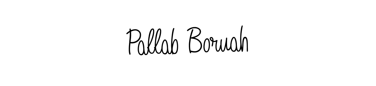 How to Draw Pallab Boruah signature style? Angelique-Rose-font-FFP is a latest design signature styles for name Pallab Boruah. Pallab Boruah signature style 5 images and pictures png