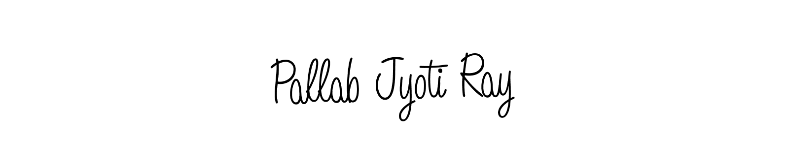 Pallab Jyoti Ray stylish signature style. Best Handwritten Sign (Angelique-Rose-font-FFP) for my name. Handwritten Signature Collection Ideas for my name Pallab Jyoti Ray. Pallab Jyoti Ray signature style 5 images and pictures png