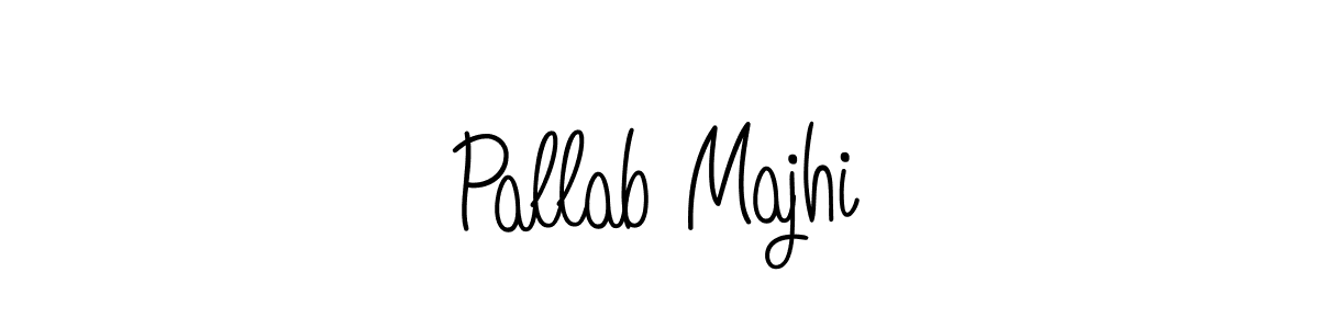 Make a beautiful signature design for name Pallab Majhi. With this signature (Angelique-Rose-font-FFP) style, you can create a handwritten signature for free. Pallab Majhi signature style 5 images and pictures png