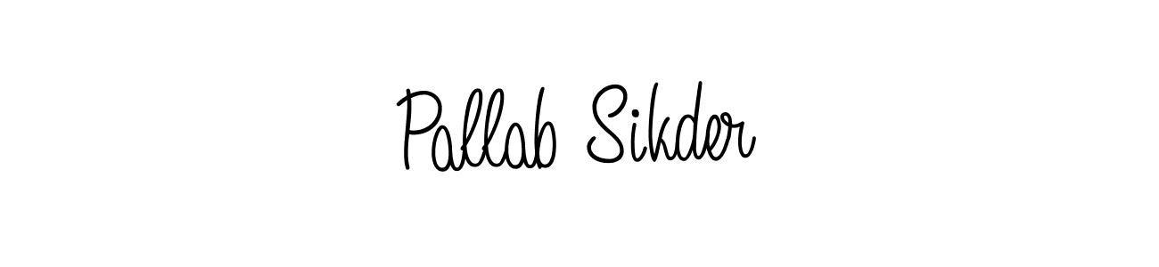 How to make Pallab Sikder name signature. Use Angelique-Rose-font-FFP style for creating short signs online. This is the latest handwritten sign. Pallab Sikder signature style 5 images and pictures png