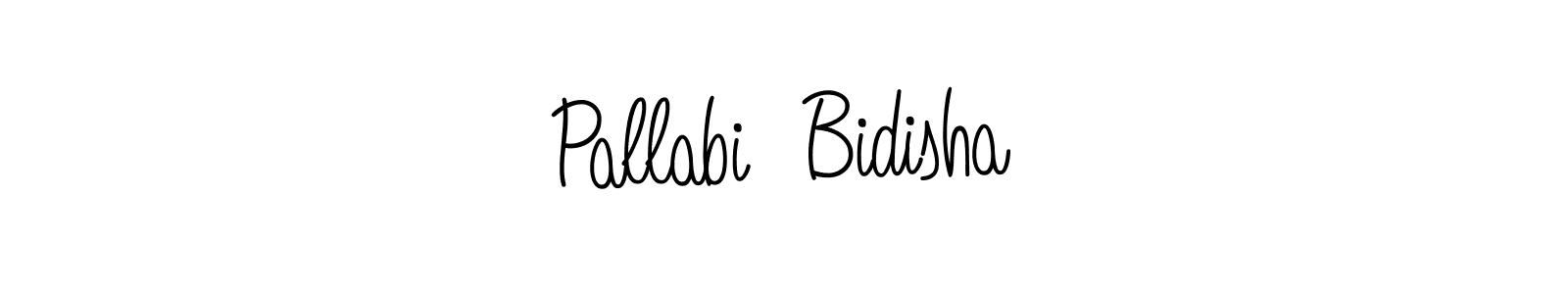 How to make Pallabi  Bidisha signature? Angelique-Rose-font-FFP is a professional autograph style. Create handwritten signature for Pallabi  Bidisha name. Pallabi  Bidisha signature style 5 images and pictures png