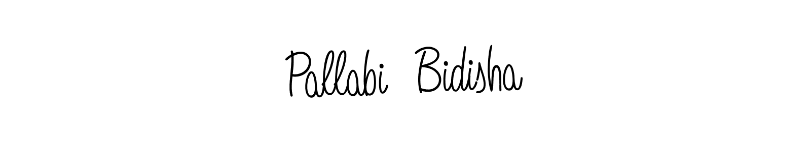 Once you've used our free online signature maker to create your best signature Angelique-Rose-font-FFP style, it's time to enjoy all of the benefits that Pallabi  Bidisha name signing documents. Pallabi  Bidisha signature style 5 images and pictures png