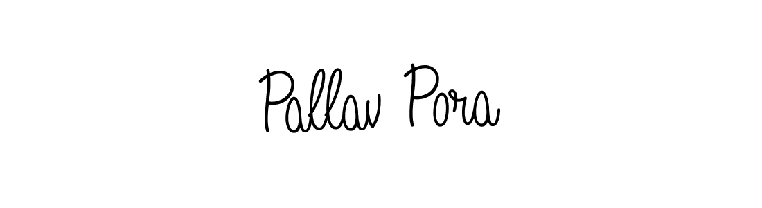 Pallav Pora stylish signature style. Best Handwritten Sign (Angelique-Rose-font-FFP) for my name. Handwritten Signature Collection Ideas for my name Pallav Pora. Pallav Pora signature style 5 images and pictures png
