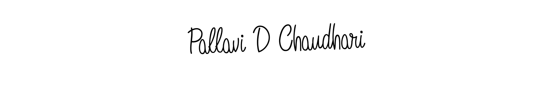 You should practise on your own different ways (Angelique-Rose-font-FFP) to write your name (Pallavi D Chaudhari) in signature. don't let someone else do it for you. Pallavi D Chaudhari signature style 5 images and pictures png