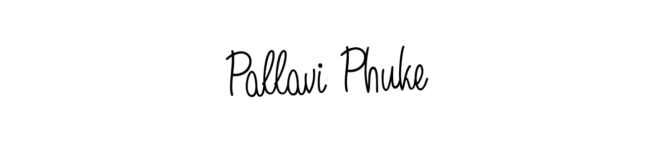 Use a signature maker to create a handwritten signature online. With this signature software, you can design (Angelique-Rose-font-FFP) your own signature for name Pallavi Phuke. Pallavi Phuke signature style 5 images and pictures png