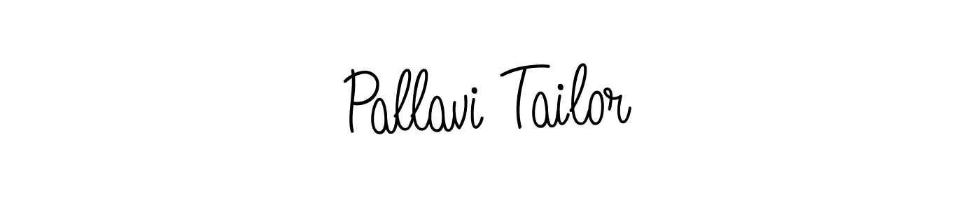 Design your own signature with our free online signature maker. With this signature software, you can create a handwritten (Angelique-Rose-font-FFP) signature for name Pallavi Tailor. Pallavi Tailor signature style 5 images and pictures png