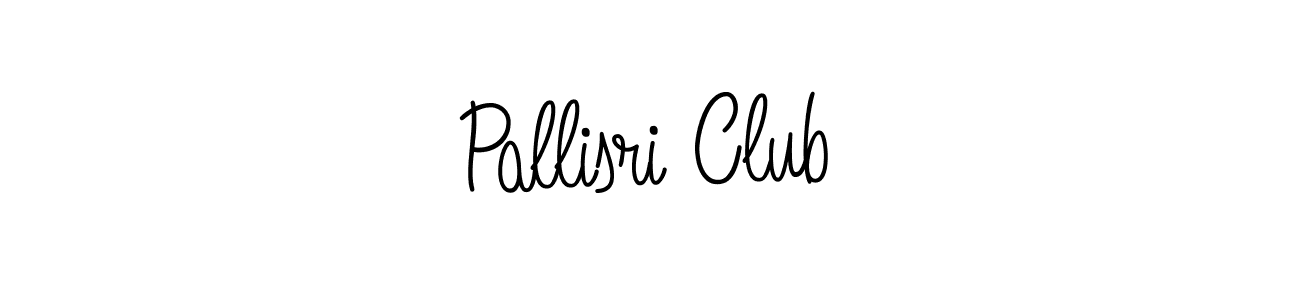 Create a beautiful signature design for name Pallisri Club. With this signature (Angelique-Rose-font-FFP) fonts, you can make a handwritten signature for free. Pallisri Club signature style 5 images and pictures png