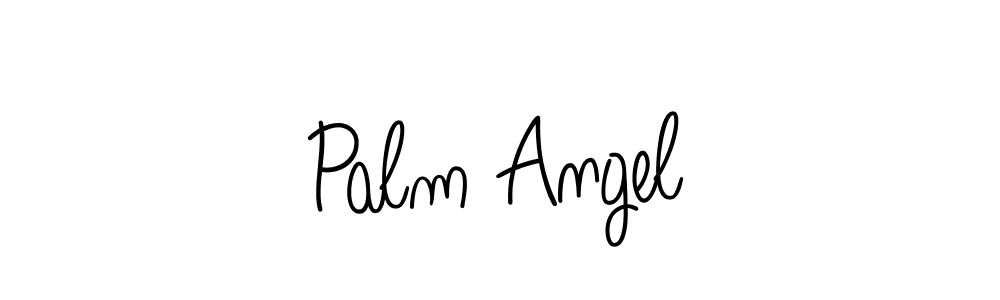 Use a signature maker to create a handwritten signature online. With this signature software, you can design (Angelique-Rose-font-FFP) your own signature for name Palm Angel. Palm Angel signature style 5 images and pictures png