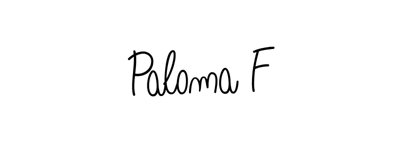 Also You can easily find your signature by using the search form. We will create Paloma F name handwritten signature images for you free of cost using Angelique-Rose-font-FFP sign style. Paloma F signature style 5 images and pictures png