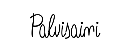 Personalize your online presence with Palvisaini signature rendered in elegant Angelique-Rose-font-FFP font. Great for website footers and blogs. Palvisaini signature style 5 images and pictures png