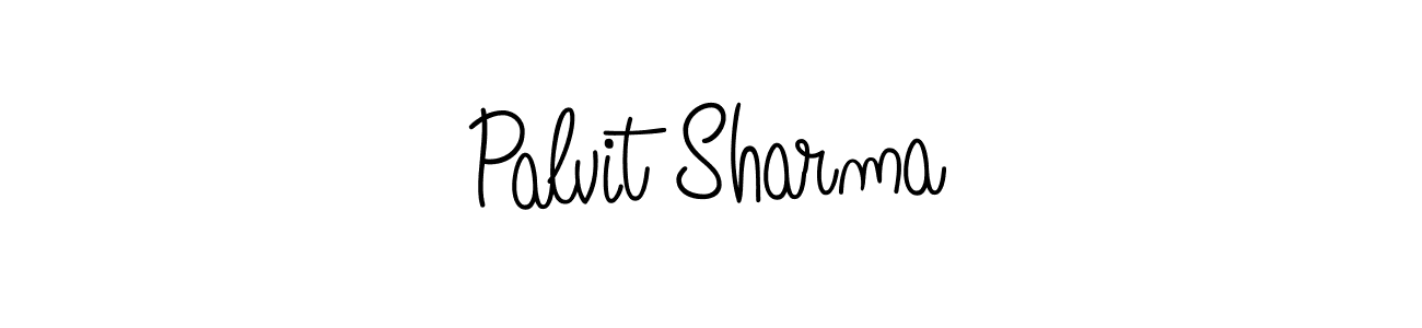 Use a signature maker to create a handwritten signature online. With this signature software, you can design (Angelique-Rose-font-FFP) your own signature for name Palvit Sharma. Palvit Sharma signature style 5 images and pictures png