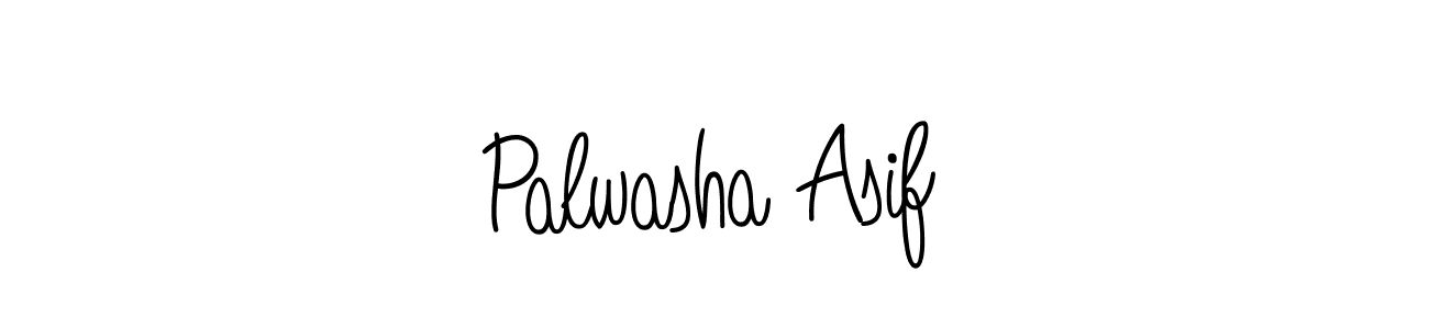 Make a beautiful signature design for name Palwasha Asif. With this signature (Angelique-Rose-font-FFP) style, you can create a handwritten signature for free. Palwasha Asif signature style 5 images and pictures png