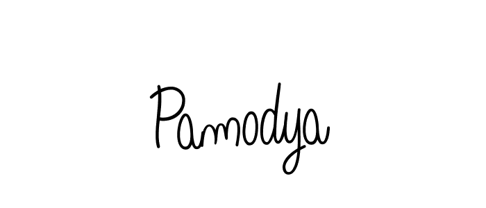 Make a short Pamodya signature style. Manage your documents anywhere anytime using Angelique-Rose-font-FFP. Create and add eSignatures, submit forms, share and send files easily. Pamodya signature style 5 images and pictures png