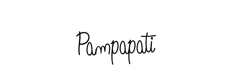 How to Draw Pampapati signature style? Angelique-Rose-font-FFP is a latest design signature styles for name Pampapati. Pampapati signature style 5 images and pictures png