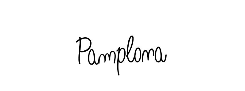 How to make Pamplona signature? Angelique-Rose-font-FFP is a professional autograph style. Create handwritten signature for Pamplona name. Pamplona signature style 5 images and pictures png