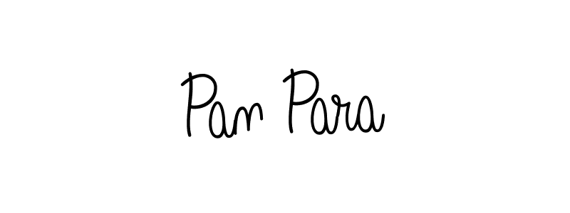 You should practise on your own different ways (Angelique-Rose-font-FFP) to write your name (Pan Para) in signature. don't let someone else do it for you. Pan Para signature style 5 images and pictures png