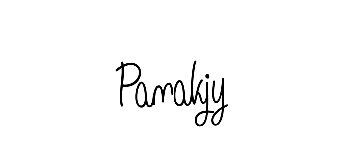 Use a signature maker to create a handwritten signature online. With this signature software, you can design (Angelique-Rose-font-FFP) your own signature for name Panakjy. Panakjy signature style 5 images and pictures png