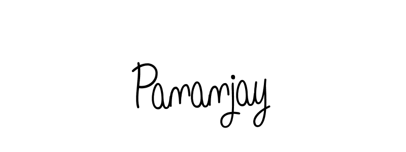 Also we have Pananjay name is the best signature style. Create professional handwritten signature collection using Angelique-Rose-font-FFP autograph style. Pananjay signature style 5 images and pictures png