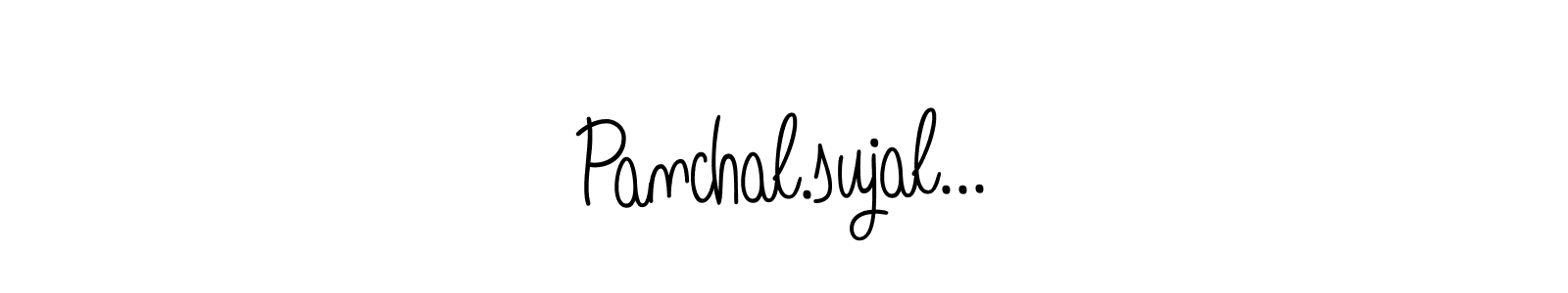 Angelique-Rose-font-FFP is a professional signature style that is perfect for those who want to add a touch of class to their signature. It is also a great choice for those who want to make their signature more unique. Get Panchal.sujal... name to fancy signature for free. Panchal.sujal... signature style 5 images and pictures png