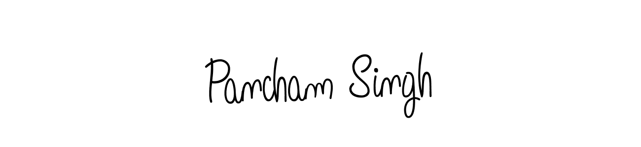 Design your own signature with our free online signature maker. With this signature software, you can create a handwritten (Angelique-Rose-font-FFP) signature for name Pancham Singh. Pancham Singh signature style 5 images and pictures png