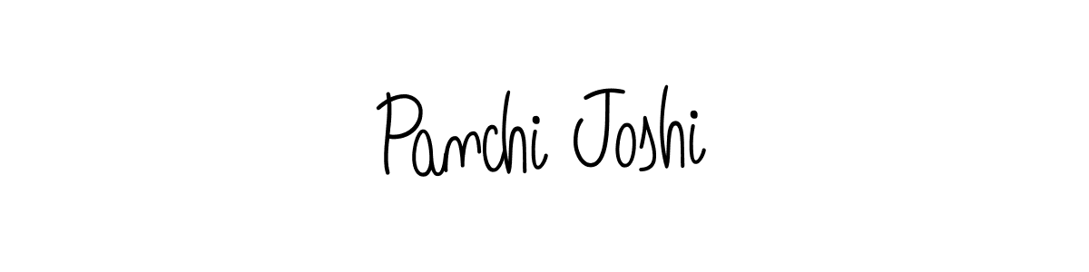 Panchi Joshi stylish signature style. Best Handwritten Sign (Angelique-Rose-font-FFP) for my name. Handwritten Signature Collection Ideas for my name Panchi Joshi. Panchi Joshi signature style 5 images and pictures png