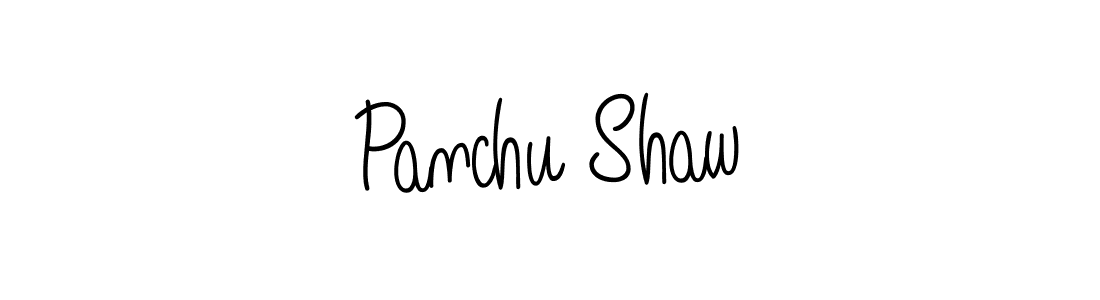 Create a beautiful signature design for name Panchu Shaw. With this signature (Angelique-Rose-font-FFP) fonts, you can make a handwritten signature for free. Panchu Shaw signature style 5 images and pictures png