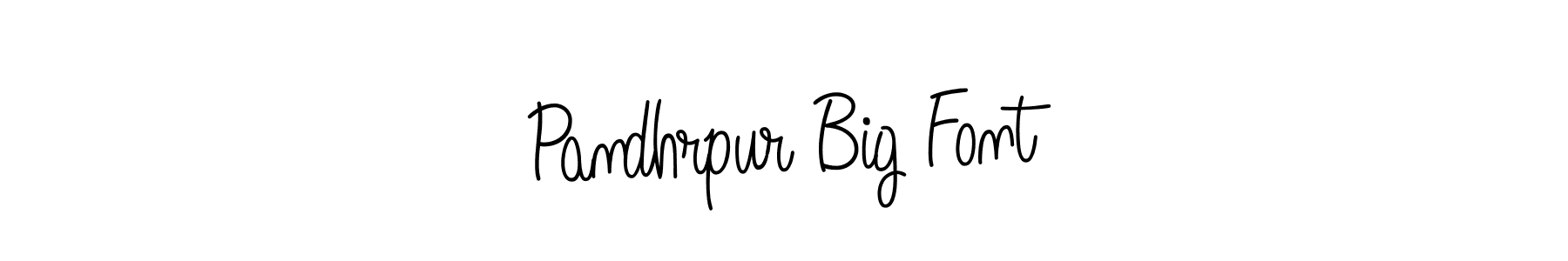 Use a signature maker to create a handwritten signature online. With this signature software, you can design (Angelique-Rose-font-FFP) your own signature for name Pandhrpur Big Font. Pandhrpur Big Font signature style 5 images and pictures png