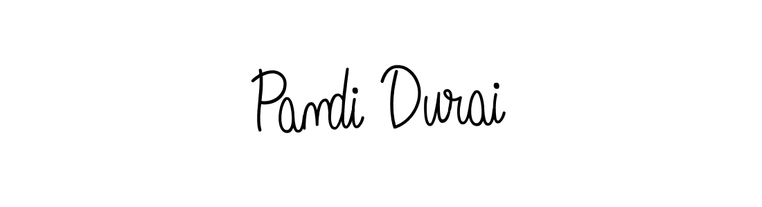 Use a signature maker to create a handwritten signature online. With this signature software, you can design (Angelique-Rose-font-FFP) your own signature for name Pandi Durai. Pandi Durai signature style 5 images and pictures png