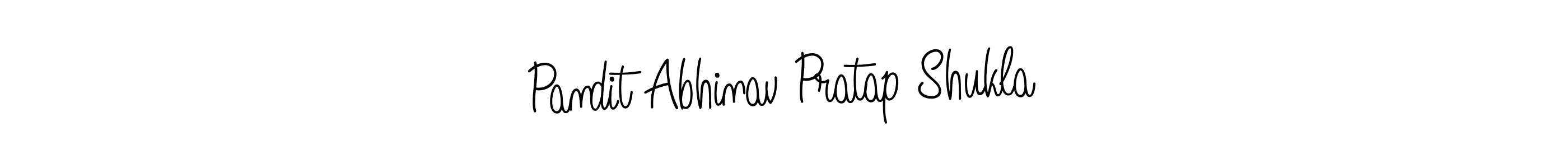 Make a short Pandit Abhinav Pratap Shukla signature style. Manage your documents anywhere anytime using Angelique-Rose-font-FFP. Create and add eSignatures, submit forms, share and send files easily. Pandit Abhinav Pratap Shukla signature style 5 images and pictures png