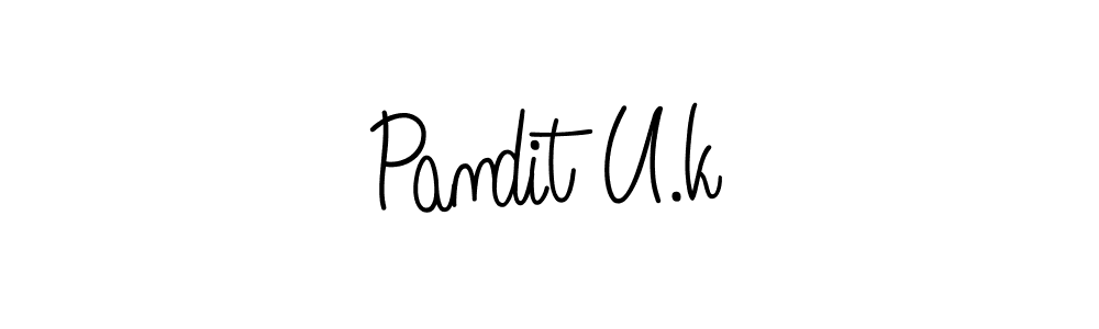 Also You can easily find your signature by using the search form. We will create Pandit U.k name handwritten signature images for you free of cost using Angelique-Rose-font-FFP sign style. Pandit U.k signature style 5 images and pictures png