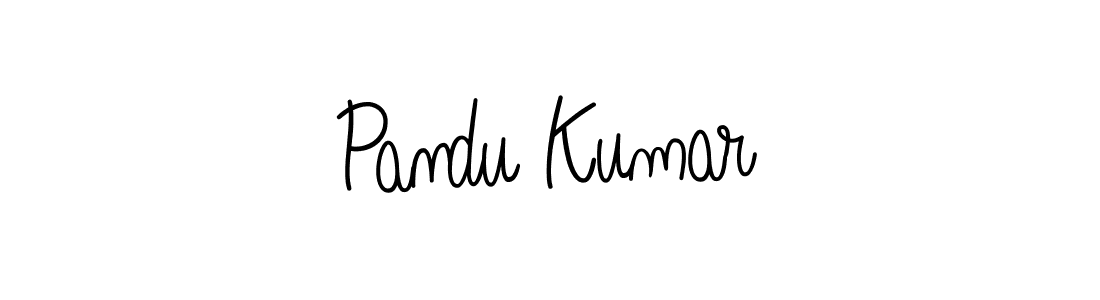 Also we have Pandu Kumar name is the best signature style. Create professional handwritten signature collection using Angelique-Rose-font-FFP autograph style. Pandu Kumar signature style 5 images and pictures png