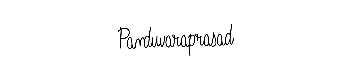 Panduvaraprasad stylish signature style. Best Handwritten Sign (Angelique-Rose-font-FFP) for my name. Handwritten Signature Collection Ideas for my name Panduvaraprasad. Panduvaraprasad signature style 5 images and pictures png