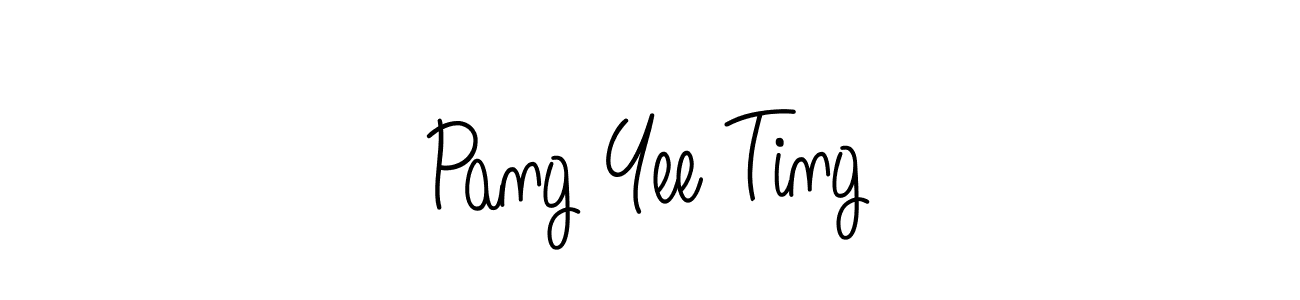 Best and Professional Signature Style for Pang Yee Ting. Angelique-Rose-font-FFP Best Signature Style Collection. Pang Yee Ting signature style 5 images and pictures png