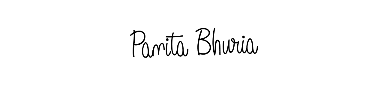 if you are searching for the best signature style for your name Panita Bhuria. so please give up your signature search. here we have designed multiple signature styles  using Angelique-Rose-font-FFP. Panita Bhuria signature style 5 images and pictures png