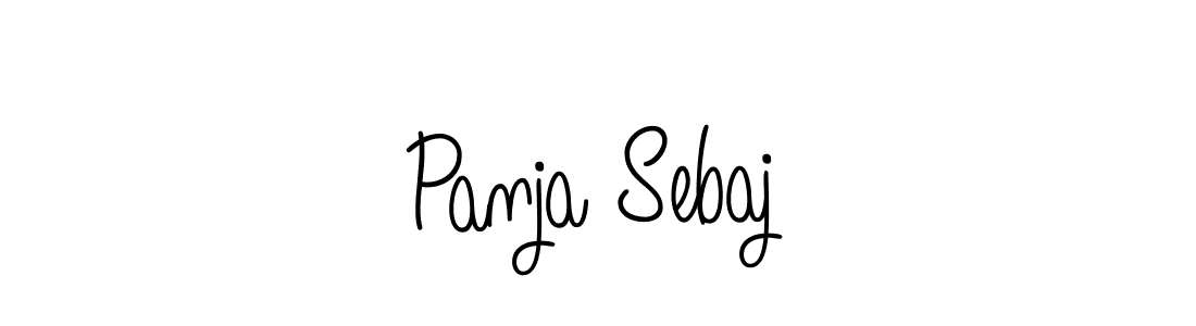 How to make Panja Sebaj signature? Angelique-Rose-font-FFP is a professional autograph style. Create handwritten signature for Panja Sebaj name. Panja Sebaj signature style 5 images and pictures png