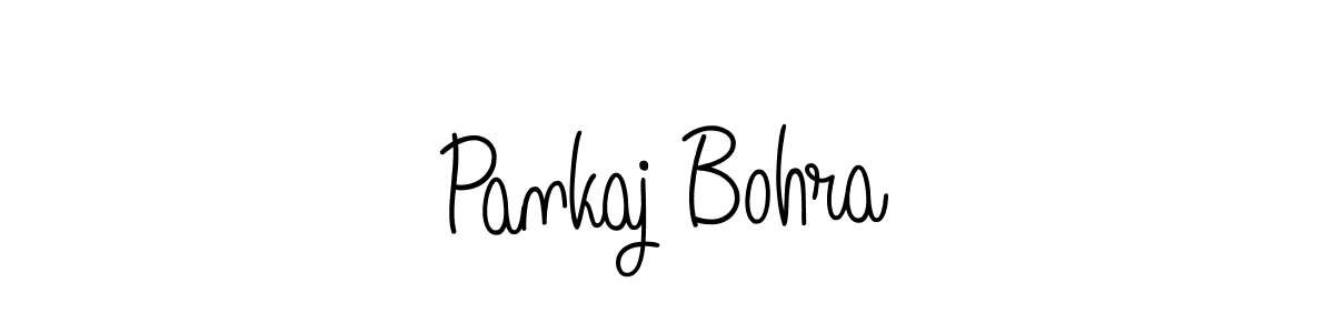 Use a signature maker to create a handwritten signature online. With this signature software, you can design (Angelique-Rose-font-FFP) your own signature for name Pankaj Bohra. Pankaj Bohra signature style 5 images and pictures png