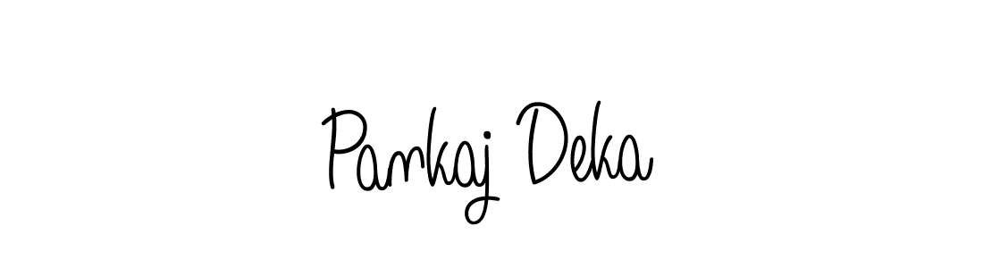 Angelique-Rose-font-FFP is a professional signature style that is perfect for those who want to add a touch of class to their signature. It is also a great choice for those who want to make their signature more unique. Get Pankaj Deka name to fancy signature for free. Pankaj Deka signature style 5 images and pictures png