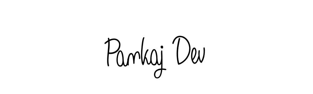 Design your own signature with our free online signature maker. With this signature software, you can create a handwritten (Angelique-Rose-font-FFP) signature for name Pankaj Dev. Pankaj Dev signature style 5 images and pictures png
