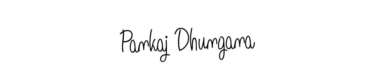 You should practise on your own different ways (Angelique-Rose-font-FFP) to write your name (Pankaj Dhungana) in signature. don't let someone else do it for you. Pankaj Dhungana signature style 5 images and pictures png