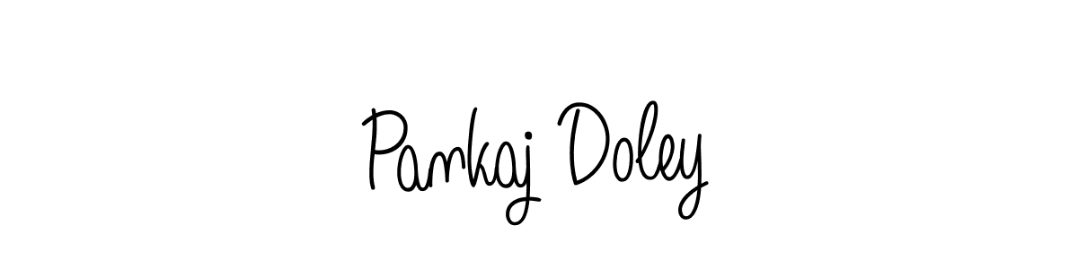 Use a signature maker to create a handwritten signature online. With this signature software, you can design (Angelique-Rose-font-FFP) your own signature for name Pankaj Doley. Pankaj Doley signature style 5 images and pictures png