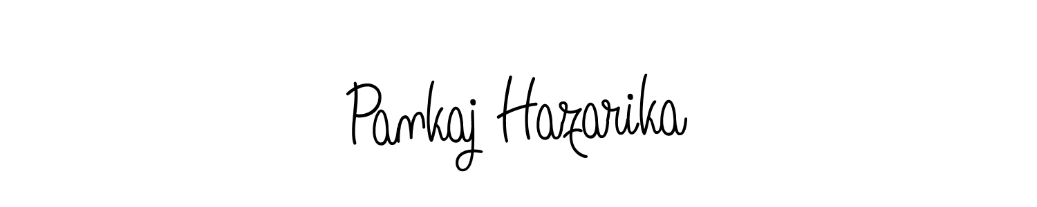 You should practise on your own different ways (Angelique-Rose-font-FFP) to write your name (Pankaj Hazarika) in signature. don't let someone else do it for you. Pankaj Hazarika signature style 5 images and pictures png