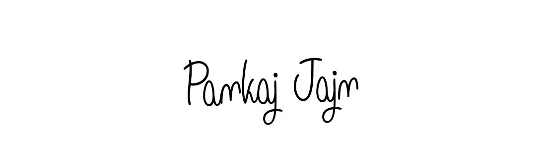 You should practise on your own different ways (Angelique-Rose-font-FFP) to write your name (Pankaj Jajn) in signature. don't let someone else do it for you. Pankaj Jajn signature style 5 images and pictures png