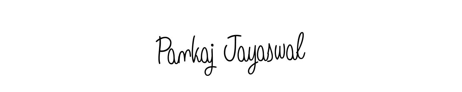 Design your own signature with our free online signature maker. With this signature software, you can create a handwritten (Angelique-Rose-font-FFP) signature for name Pankaj Jayaswal. Pankaj Jayaswal signature style 5 images and pictures png