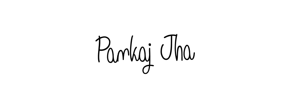 Create a beautiful signature design for name Pankaj Jha. With this signature (Angelique-Rose-font-FFP) fonts, you can make a handwritten signature for free. Pankaj Jha signature style 5 images and pictures png