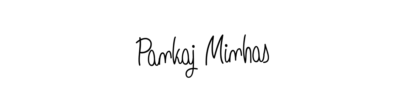 Also we have Pankaj Minhas name is the best signature style. Create professional handwritten signature collection using Angelique-Rose-font-FFP autograph style. Pankaj Minhas signature style 5 images and pictures png