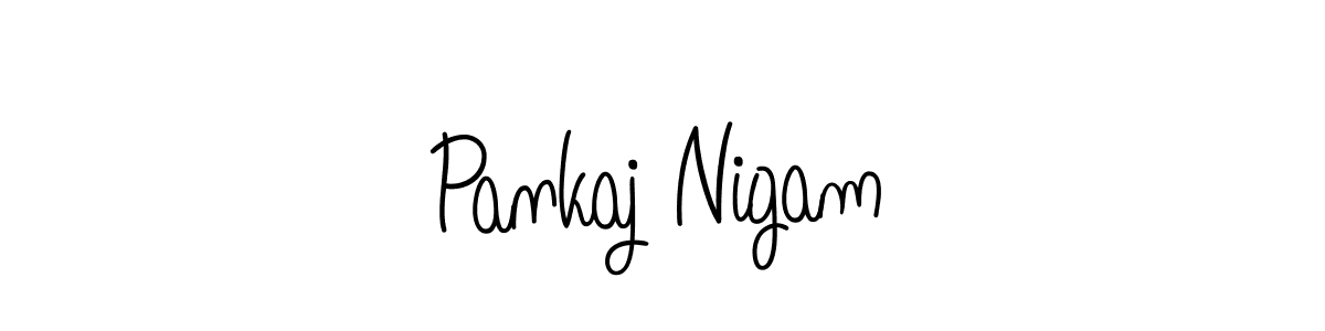 How to Draw Pankaj Nigam signature style? Angelique-Rose-font-FFP is a latest design signature styles for name Pankaj Nigam. Pankaj Nigam signature style 5 images and pictures png