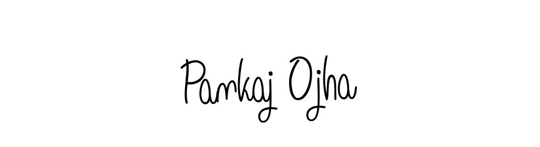 Create a beautiful signature design for name Pankaj Ojha. With this signature (Angelique-Rose-font-FFP) fonts, you can make a handwritten signature for free. Pankaj Ojha signature style 5 images and pictures png